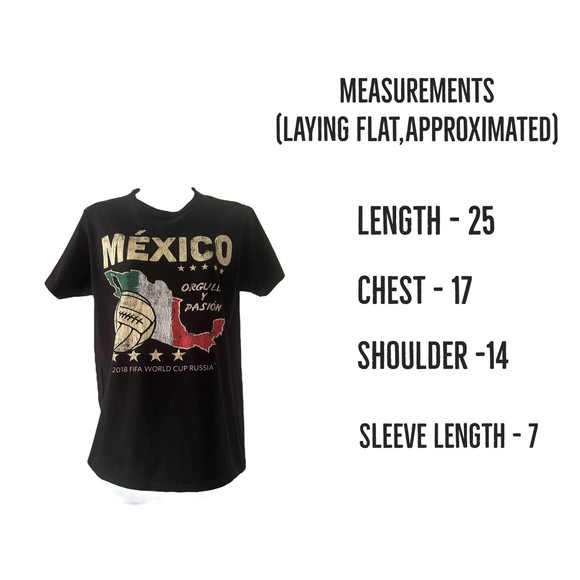 Mexico World Cup Russia 2018 Women’s Tshirt Size Small - Picture 4 of 5